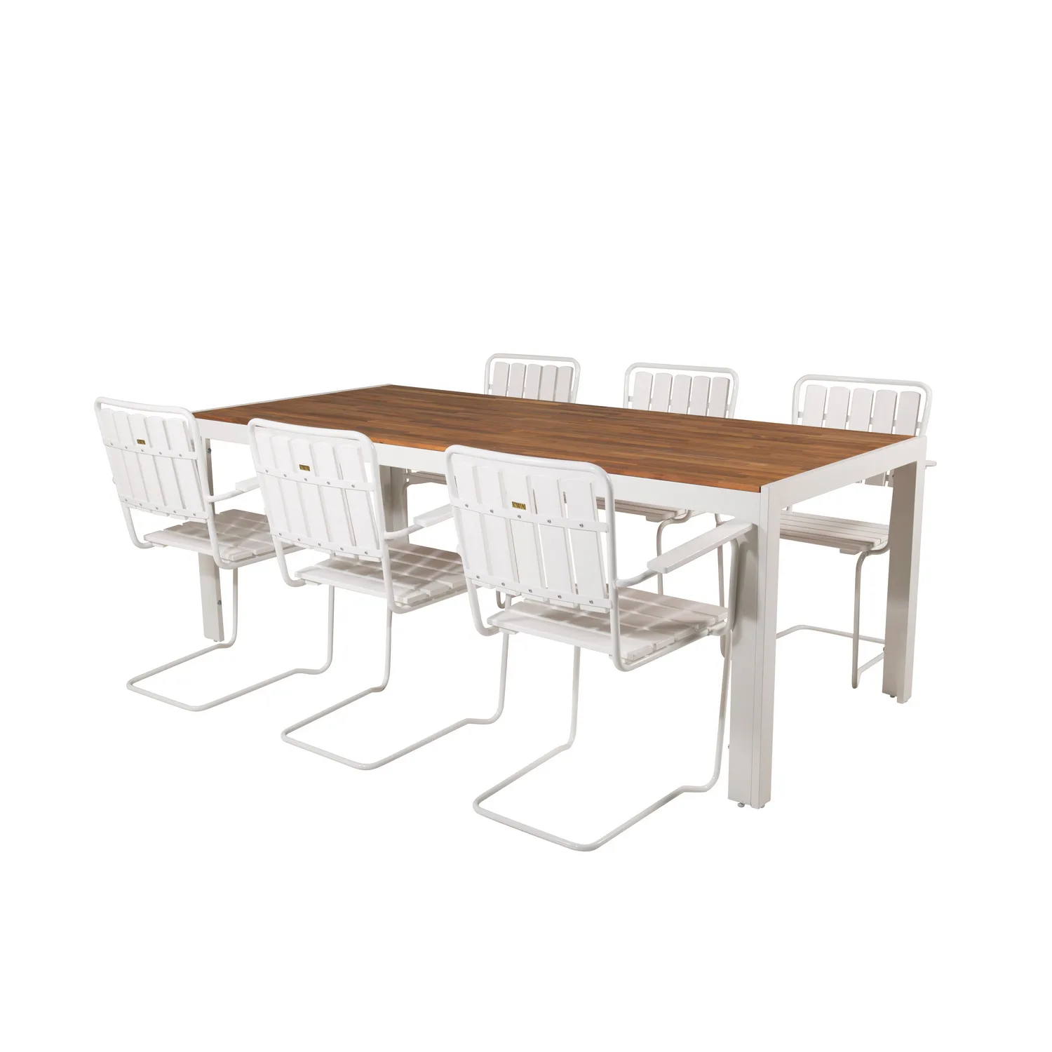 Matgrupp Venture Home Berfin med 6 Hollywood Stolar