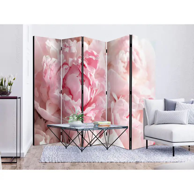 Rumsavdelare Arkiio Sweet Peonies II 225x172 cm