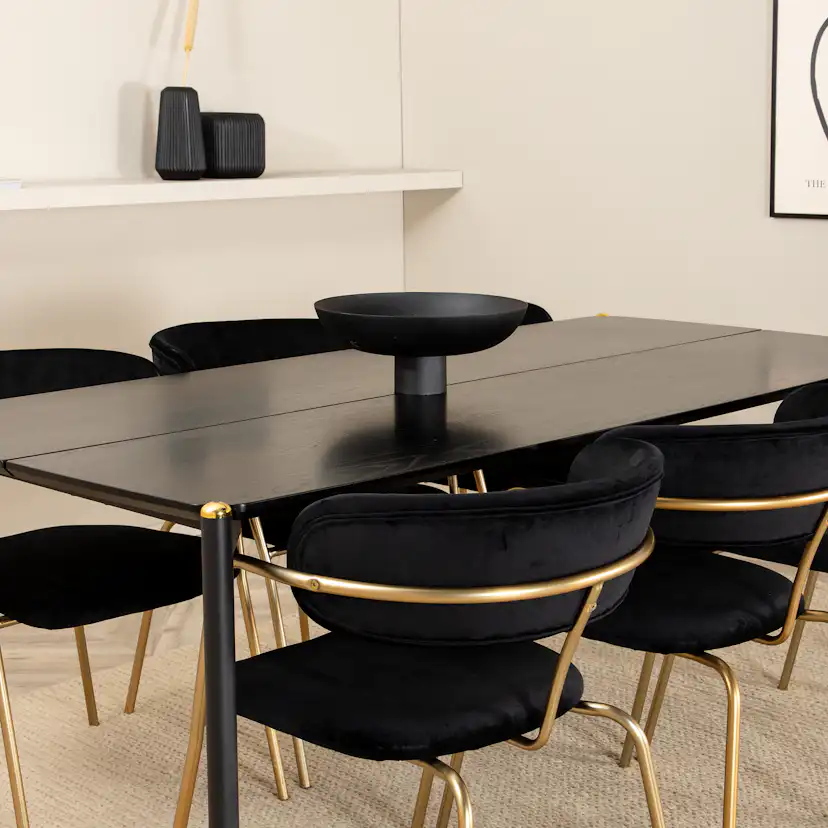 Matgrupp Venture Home Paris med 6 Aris Stolar