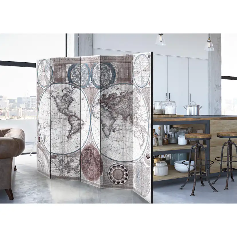 Rumsavdelare Arkiio Terraqueous Globe 225x172 cm