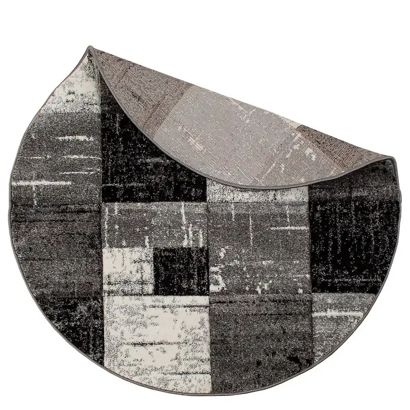 Friezematta KM Carpets London Square Rund