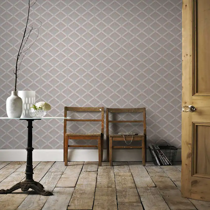 Tapet Boutique Geometrisk Metallic 104139