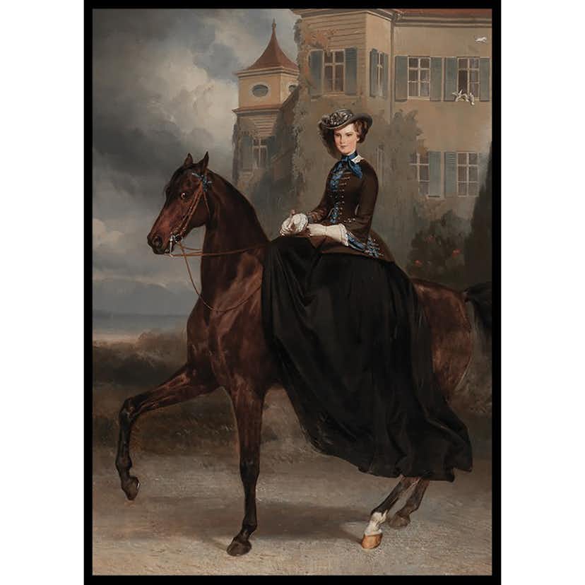 Poster Gallerix Piloty Adam Portrait Elisabeth In Bayern By Karl Theodor Von Piloty