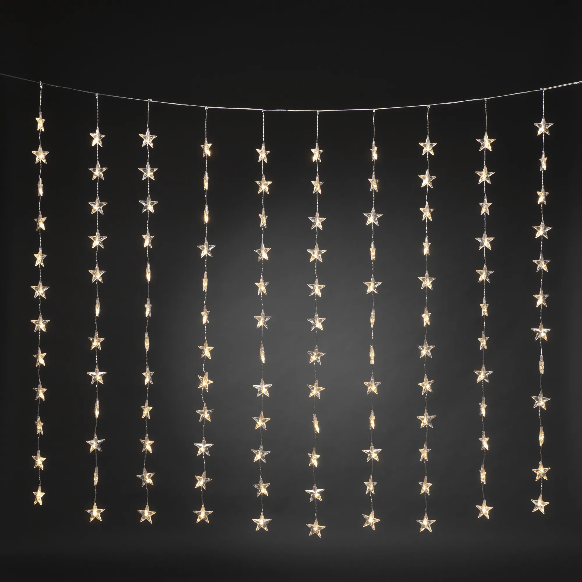 Gardinslinga Gnosjö Konstsmide 3703 Stjärnor 120 LED