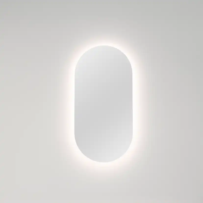 Badrumsspegel Macro Design Atlas Oval Ambilight Elegant Design