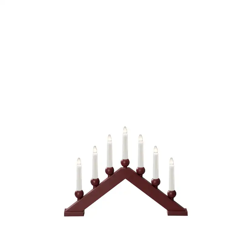 Adventsljusstake Gnosjö Konstsmide 7 Ljus Trä