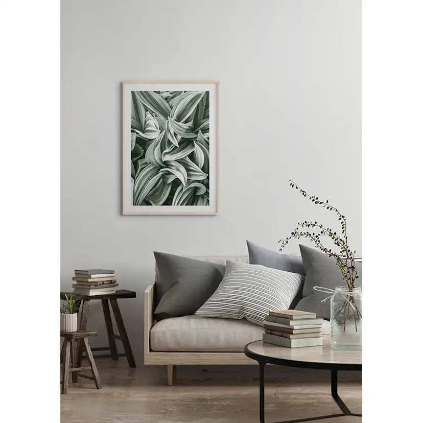 Poster Gallerix Bright Green Botanical No2