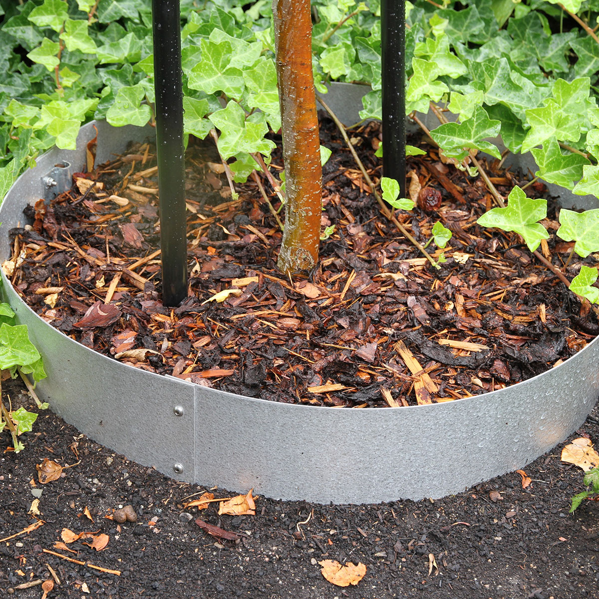 Planteringskant Flexigarden Aluzink 180 mm Hörn Justerbart