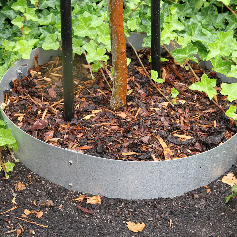 Planteringskant Flexigarden Aluzink 180 mm Hörn Justerbart