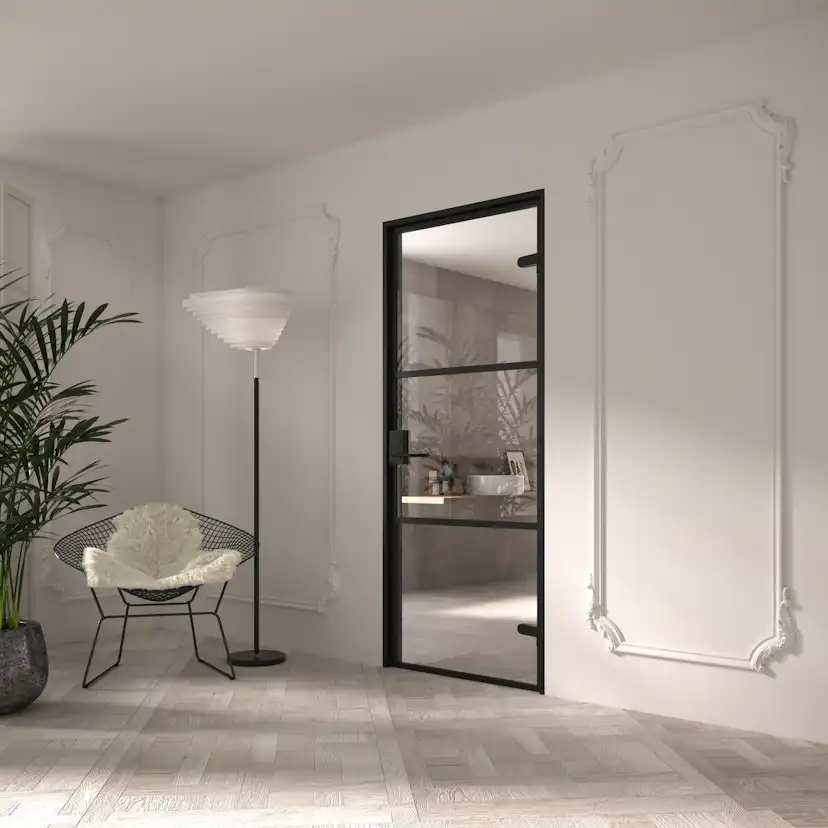 Celine M03 Tokyo, Innerdörr i glas HxB: 2000x700 mm, Klarglas