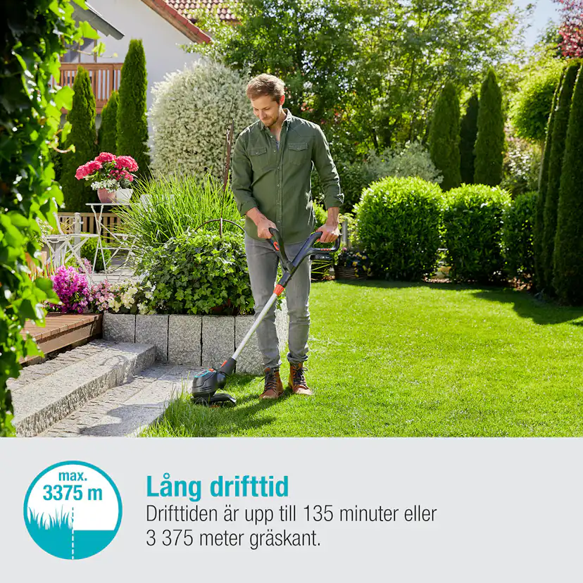 Trimmer Gardena ComfortCut 23/18V P4A utan Batteri