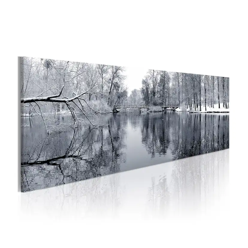 Tavla Arkiio Landskap Vinter