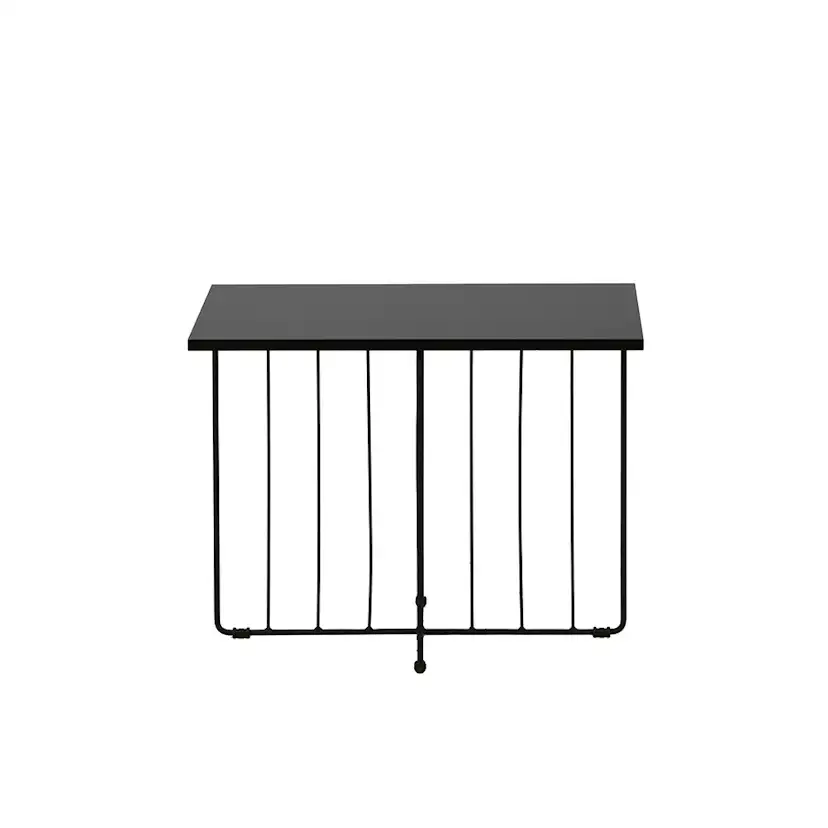 Dayton Sofa Table - Black / Black MDF Svart