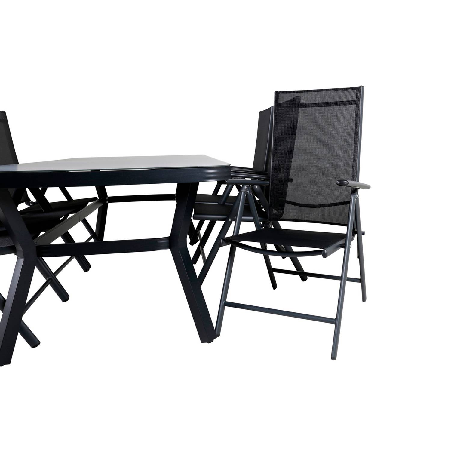 Matgrupp Venture Home Virya Matgrupp Utomhus 200cm med 6 Break Positionsstolar