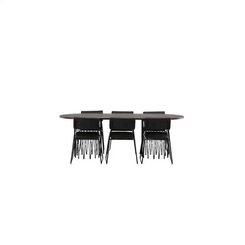 Matgrupp furniture/fashion Stone med 6 Kenth Stolar