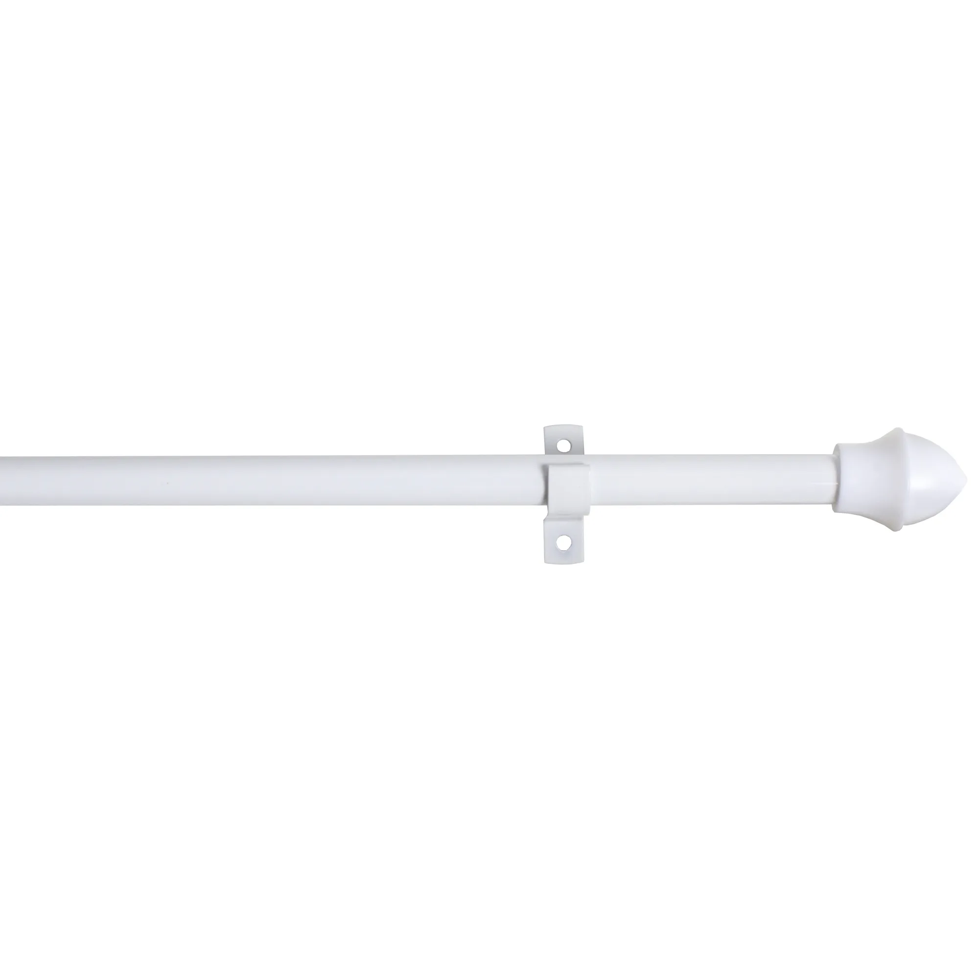 Gardinsstångsset Kirsch Caféstång Vit för Gardinupphängning