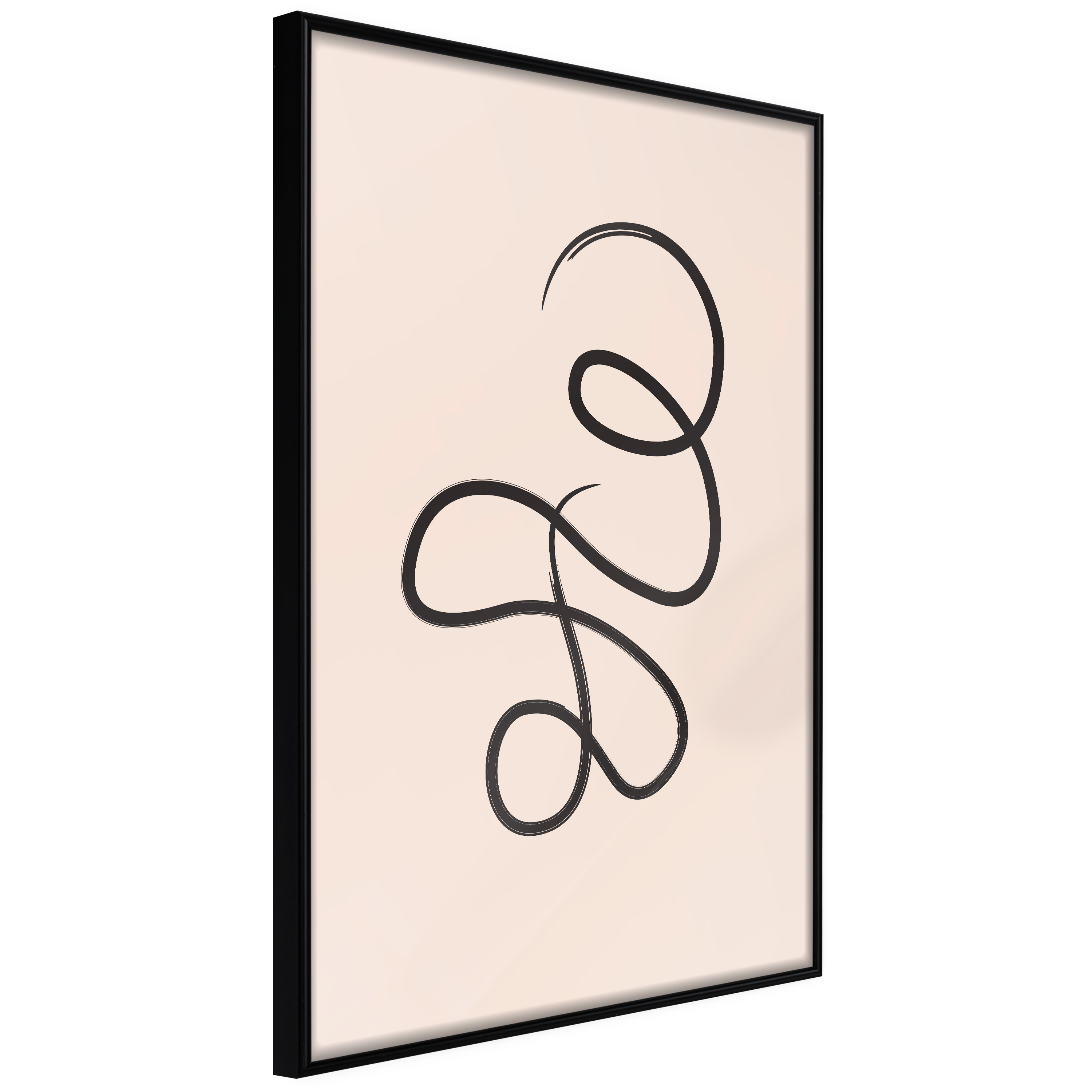 Affisch - Thought Loop [Poster] 20x30 Svart ram, 20x30 cm