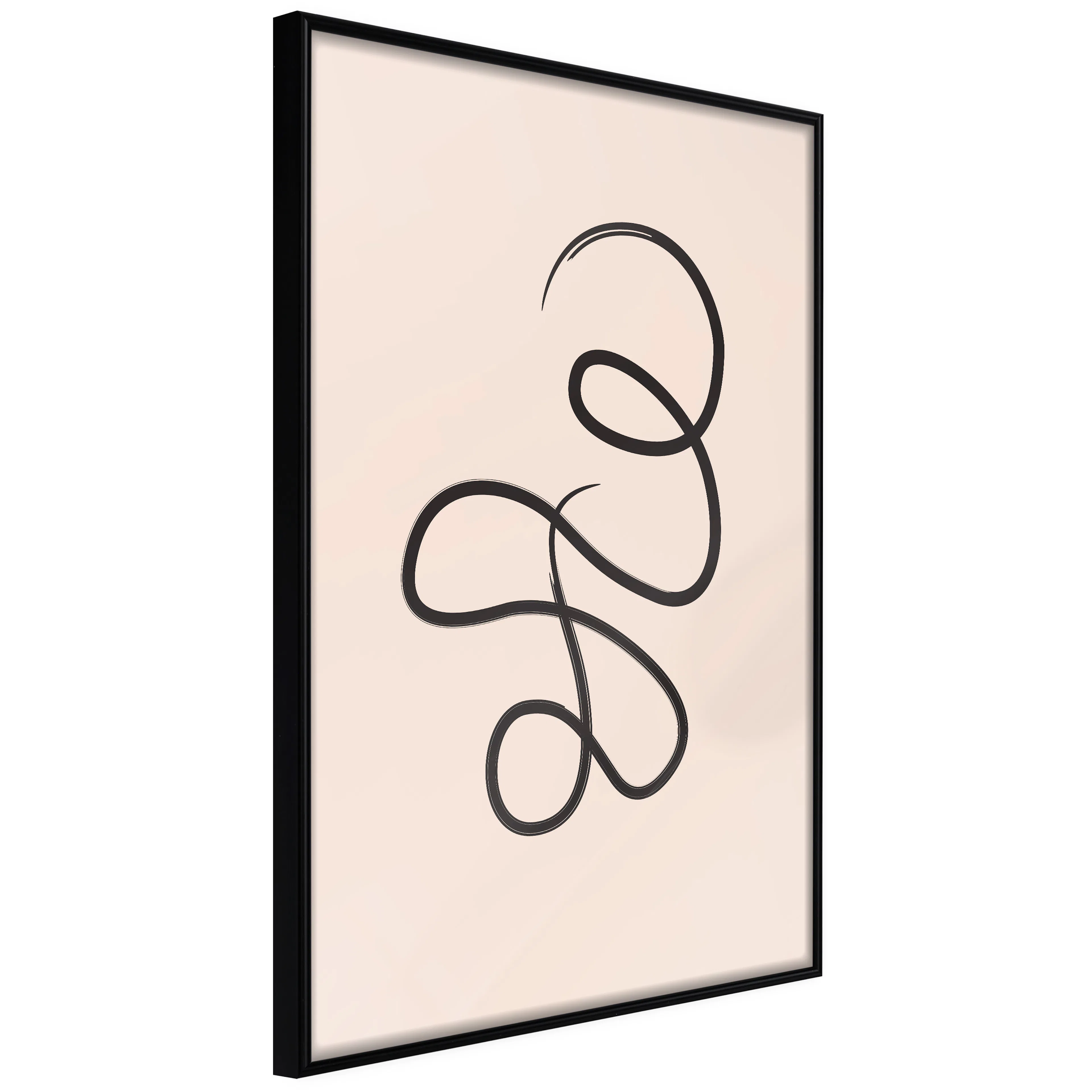 Affisch - Thought Loop [Poster] 40x60 Svart ram, 40x60 cm