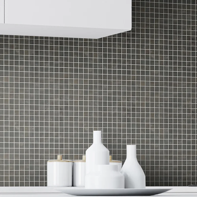 Mosaik Arredo Fingerprint Svart 2x2 cm