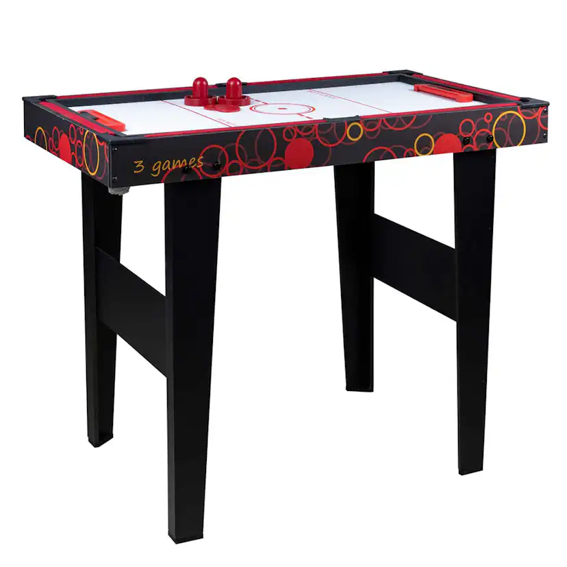 Kombinationsbord ProSport 3-in-1 Spelbord med Airhockey, Bordtennis & Biljard