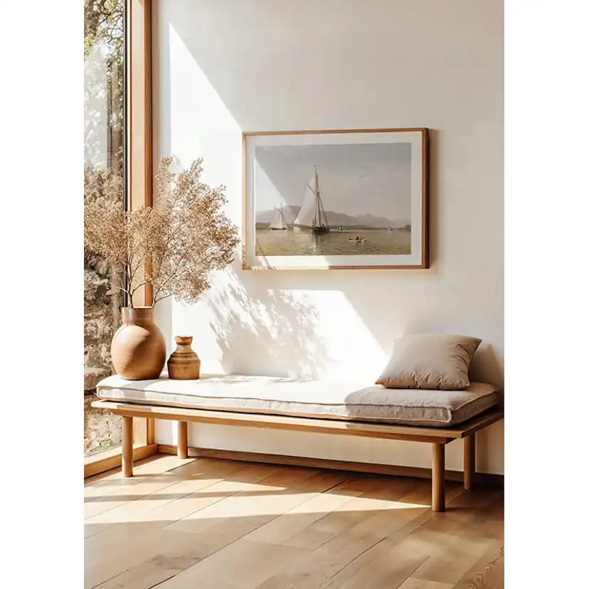 Poster Gallerix The Hudson At The Tappan Zee By Francis Augustus Silva