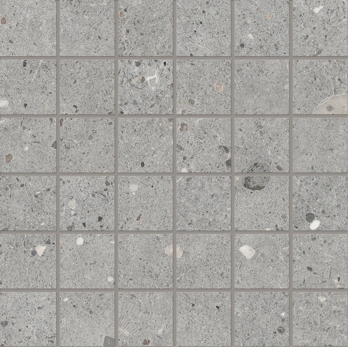 Mosaik Lhådös Slite Grå mosaik 5x5 cm