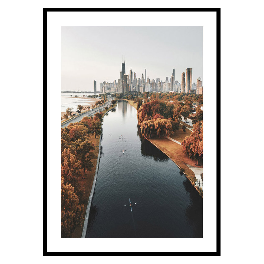 Poster Gallerix Chicago Skyline