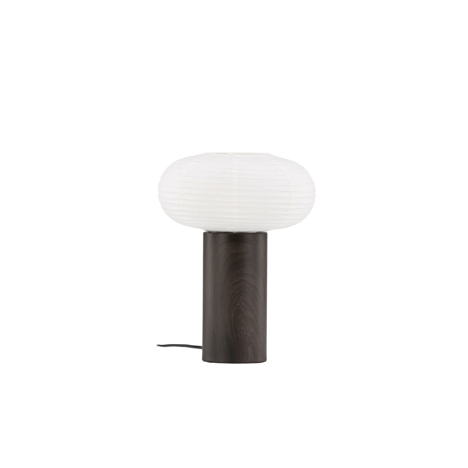 Hovfjället 25cm Table Lamp - Oak Foil /  Rice Paper Brun