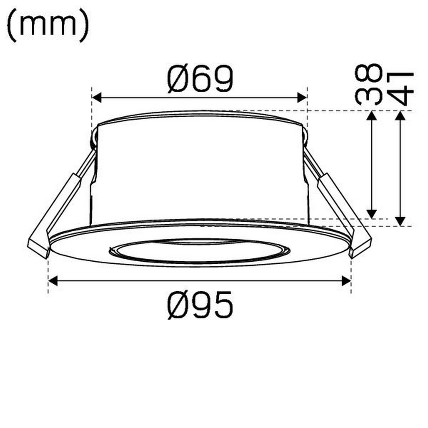 Downlight Hide-a-lite Optic Quick ISO 6-pack Vit