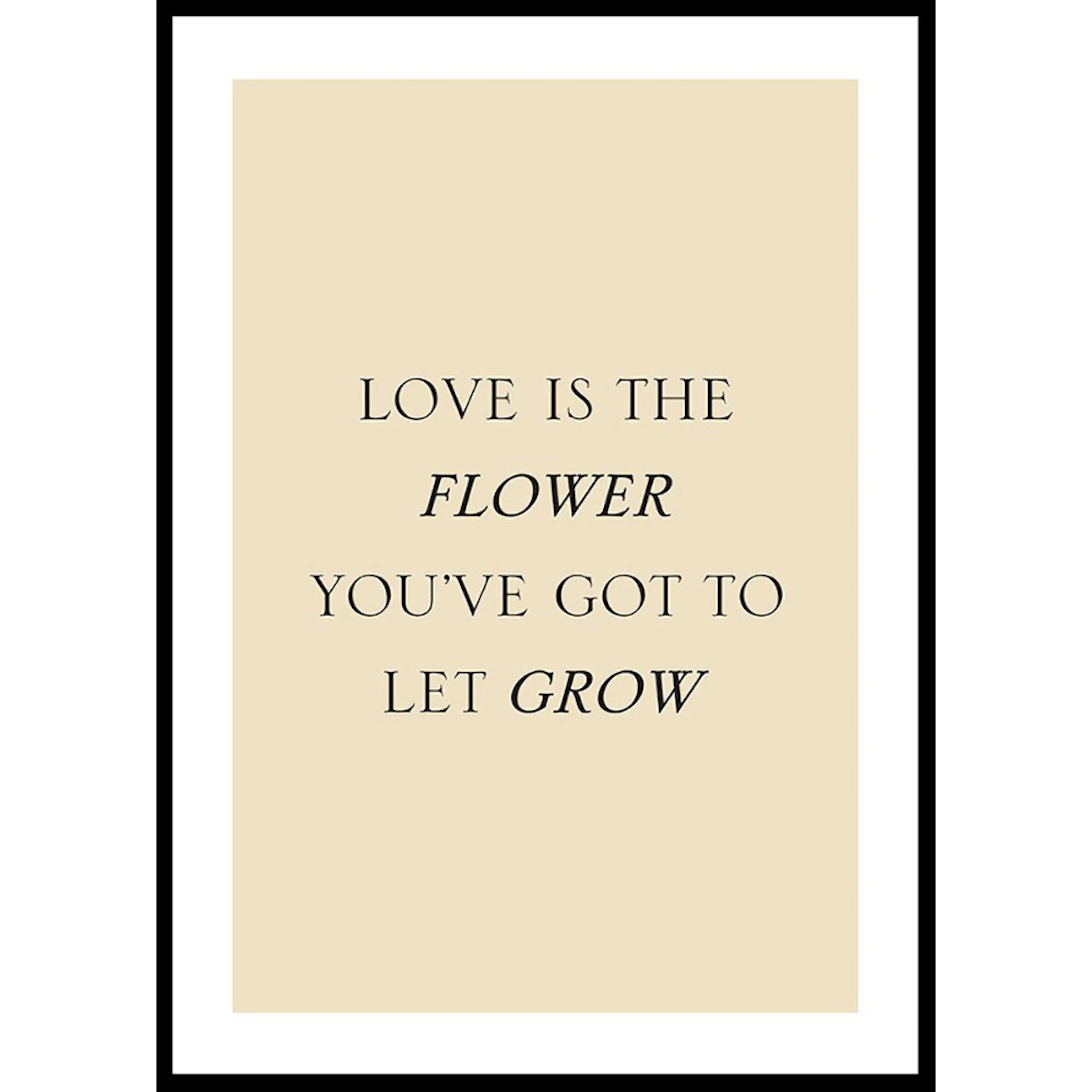 Poster Gallerix Love Is The Flower