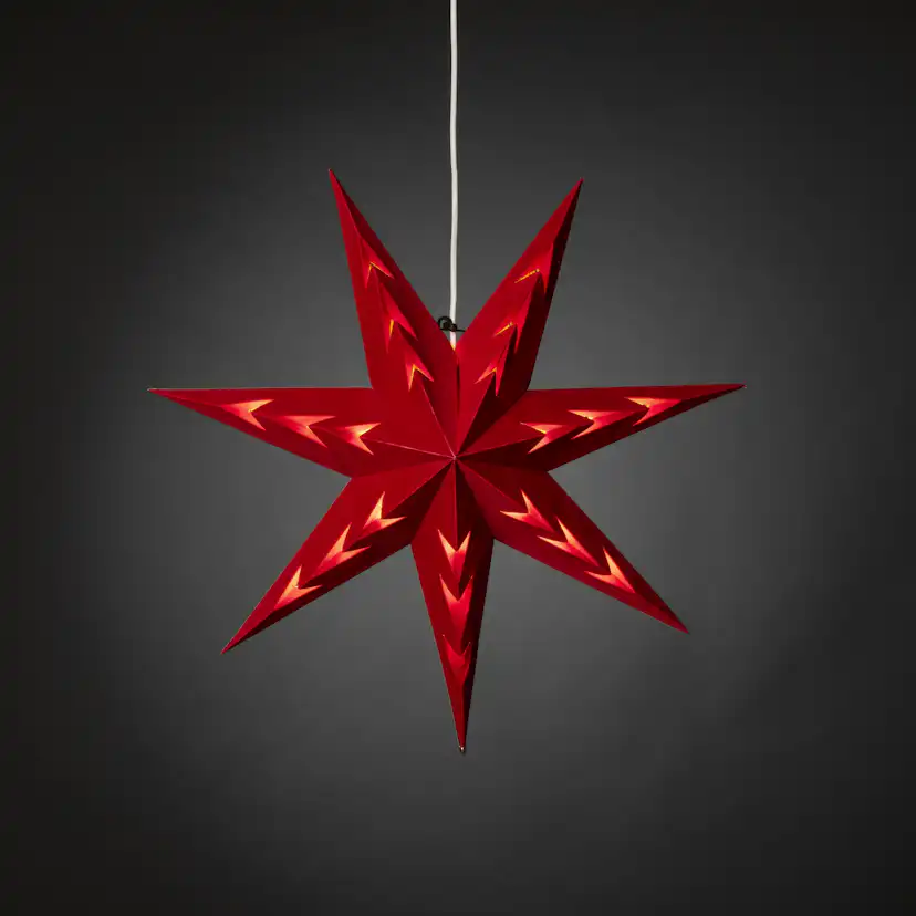 Adventsstjärna Gnosjö Konstsmide 5952 Sammet 60 cm