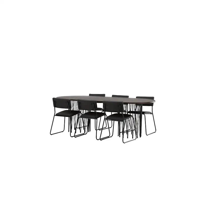 Matgrupp furniture/fashion Stone med 6 Kenth Stolar