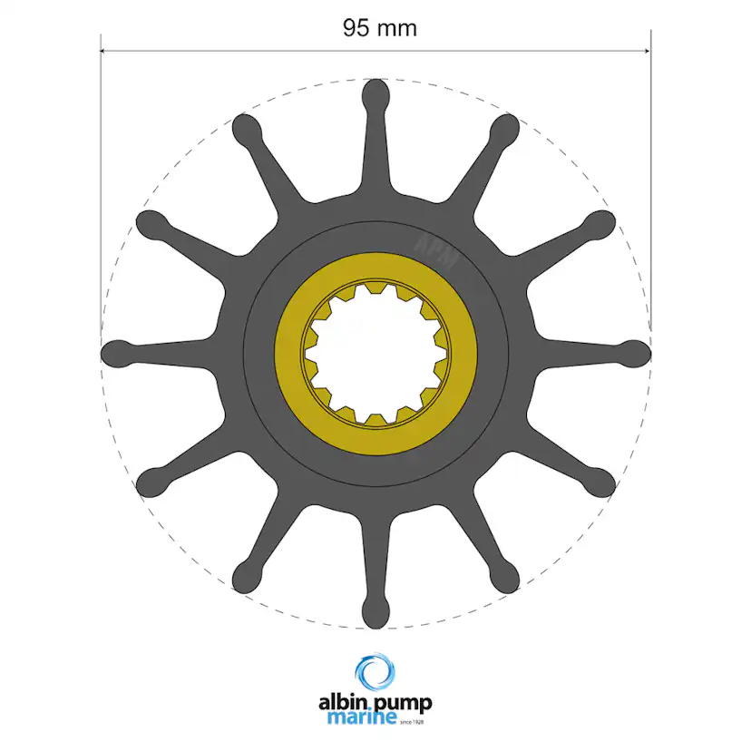 Impeller Albin Group Marine Premium 06-02-033