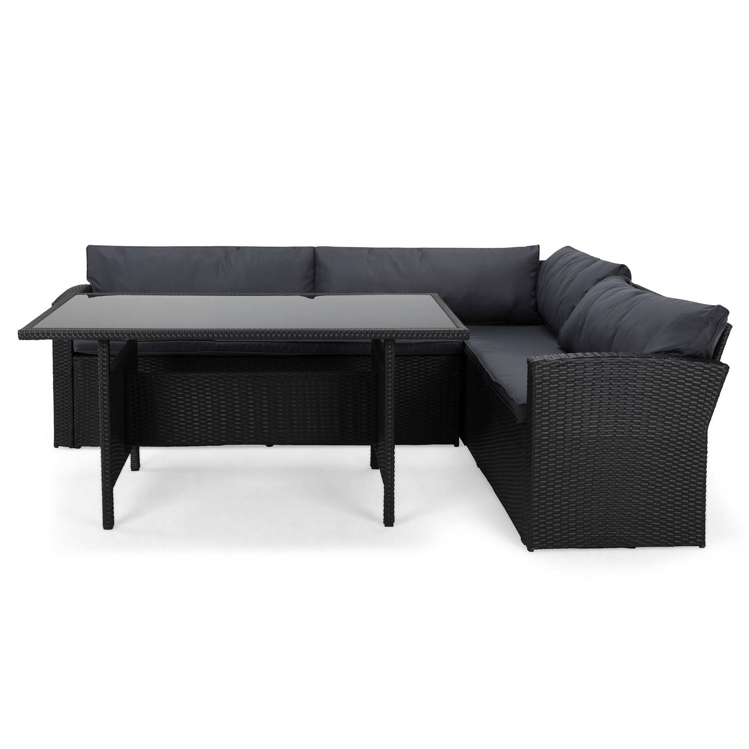 James Light Soffgrupp och Loungegrupp Utomhus  5-sits i kons Svart, Höger
