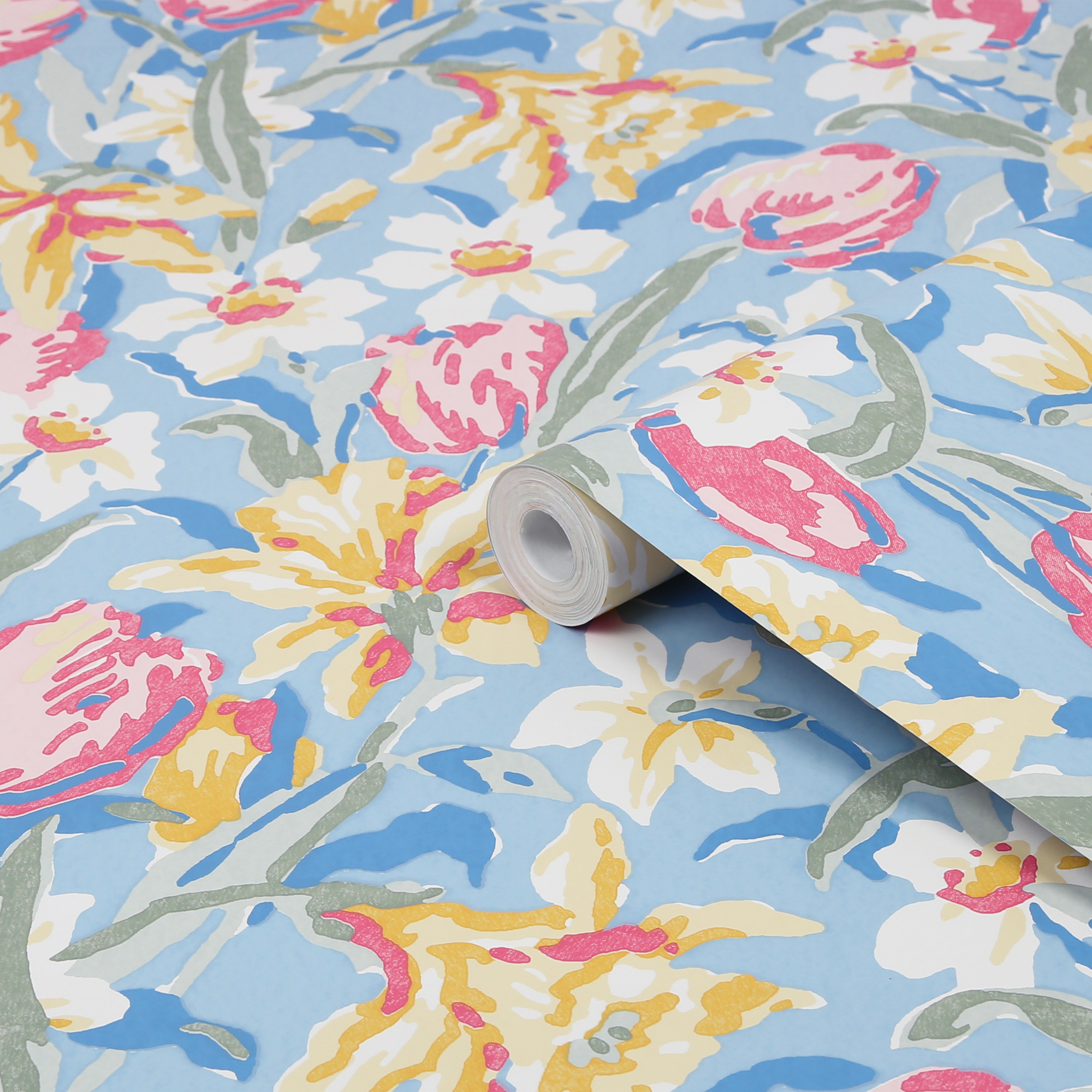 Tapet Laura Ashley Tulips China Blå 119847