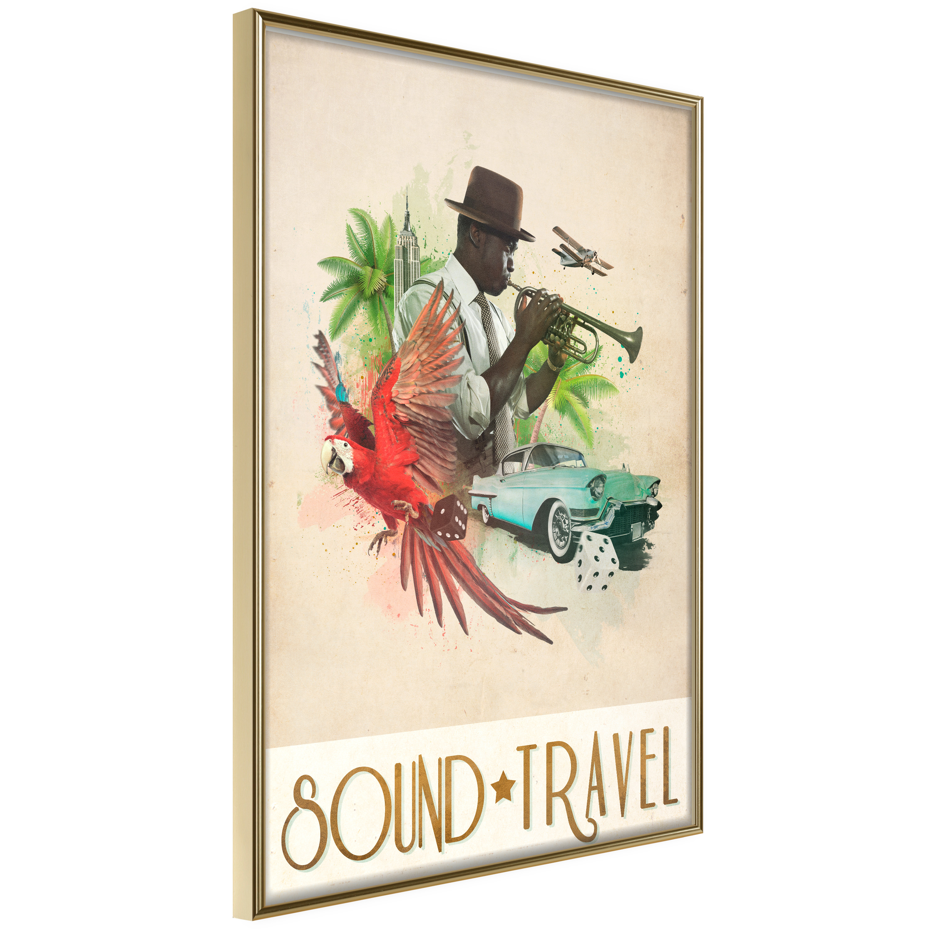 Poster Artgeist Affisch Sound Travel