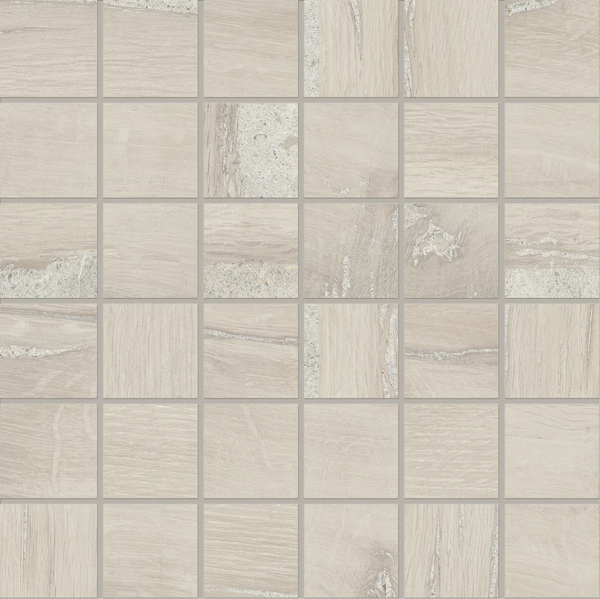 Mosaik Lhådös Trentino biancato mosaik 5x5 cm
