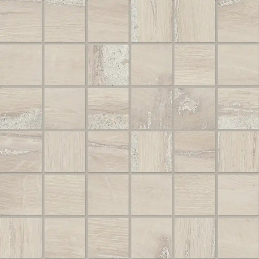 Mosaik Lhådös Trentino biancato mosaik 5x5 cm