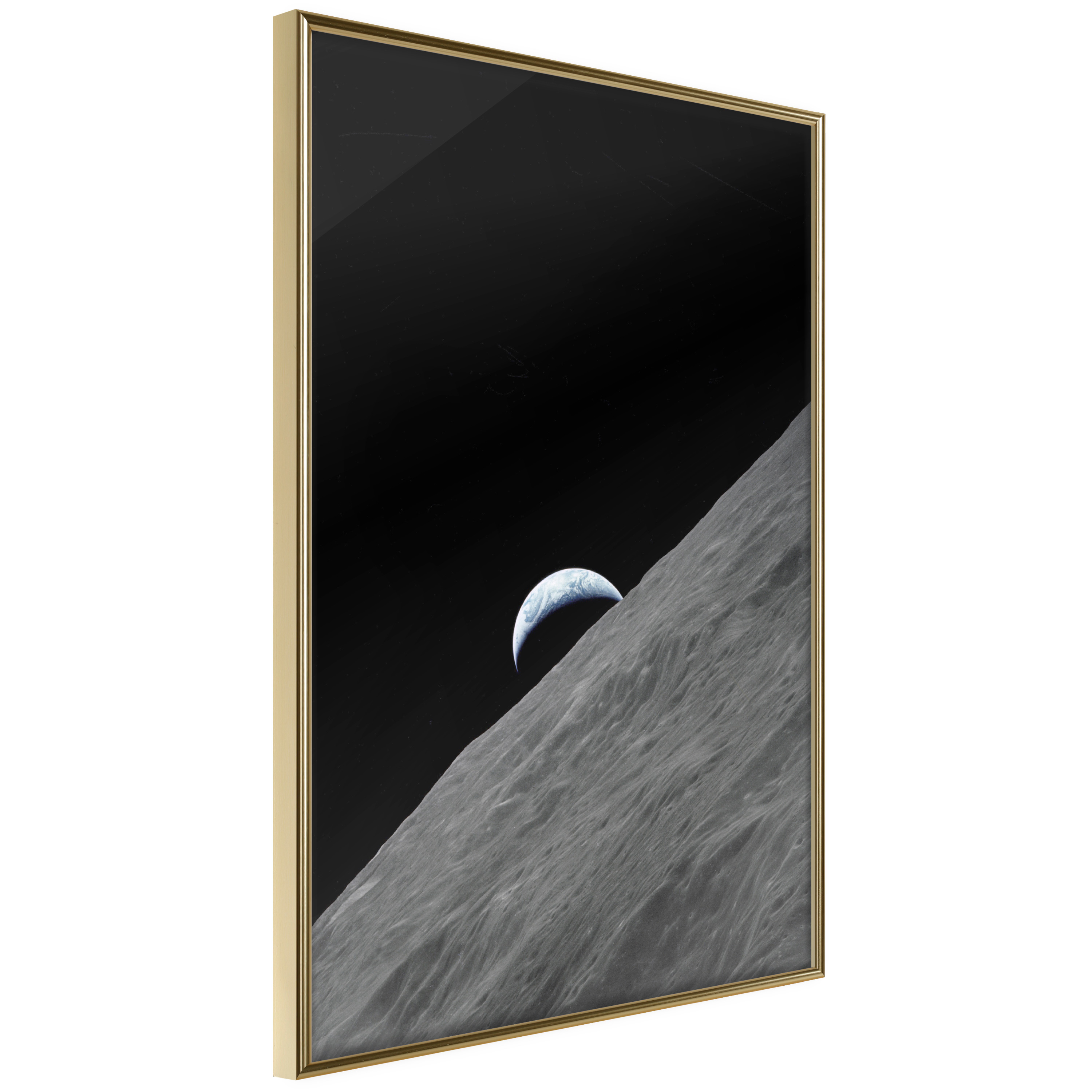 Affisch - Lonely Planet [Poster] 40x60 Guld ram, 40x60 cm