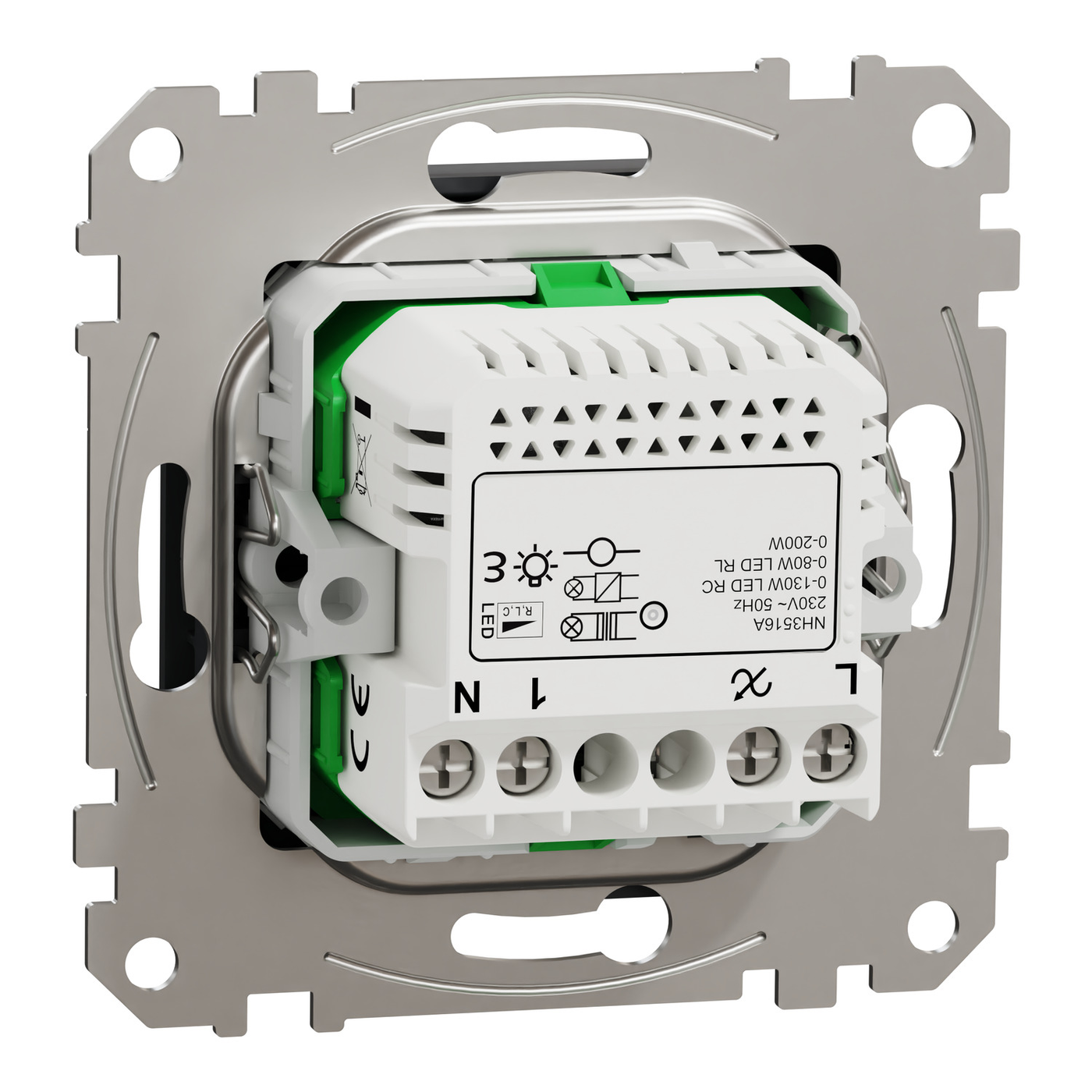 Vriddimmer LED Schneider Electric Exxact med Möjlighet att Ansluta Neutralledare Styrning via Wiser by SE Zigbee 3.0