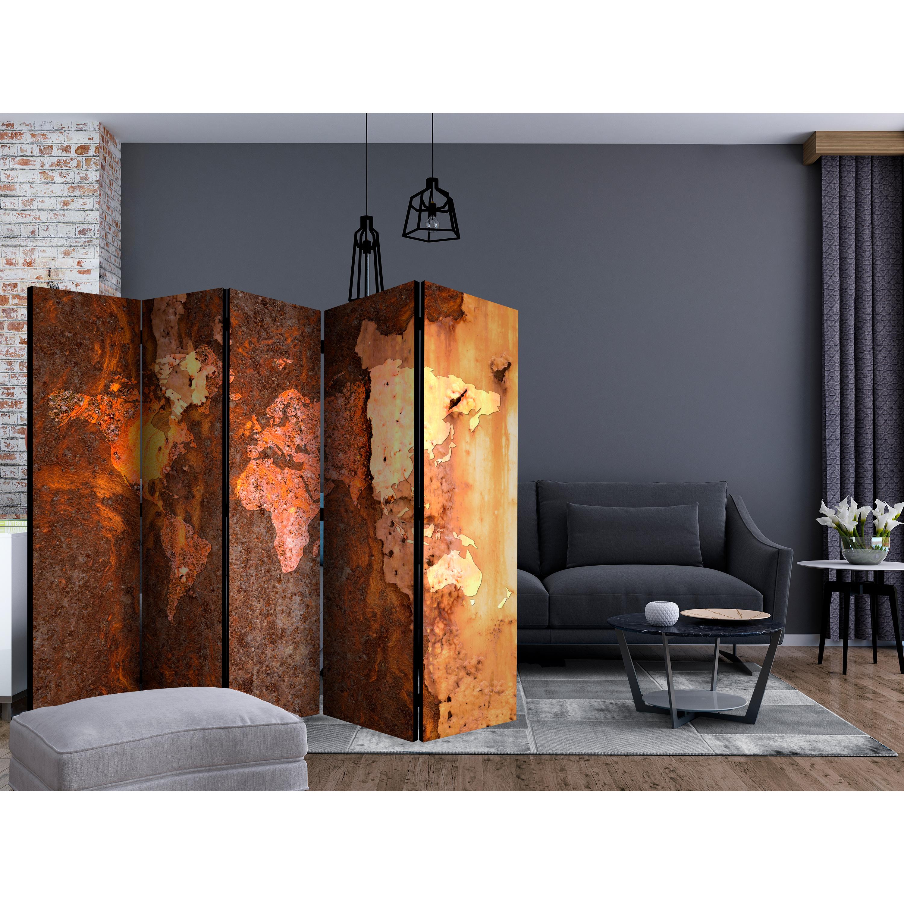 Rumsavdelare Arkiio Metal Immersions II 225x172 cm