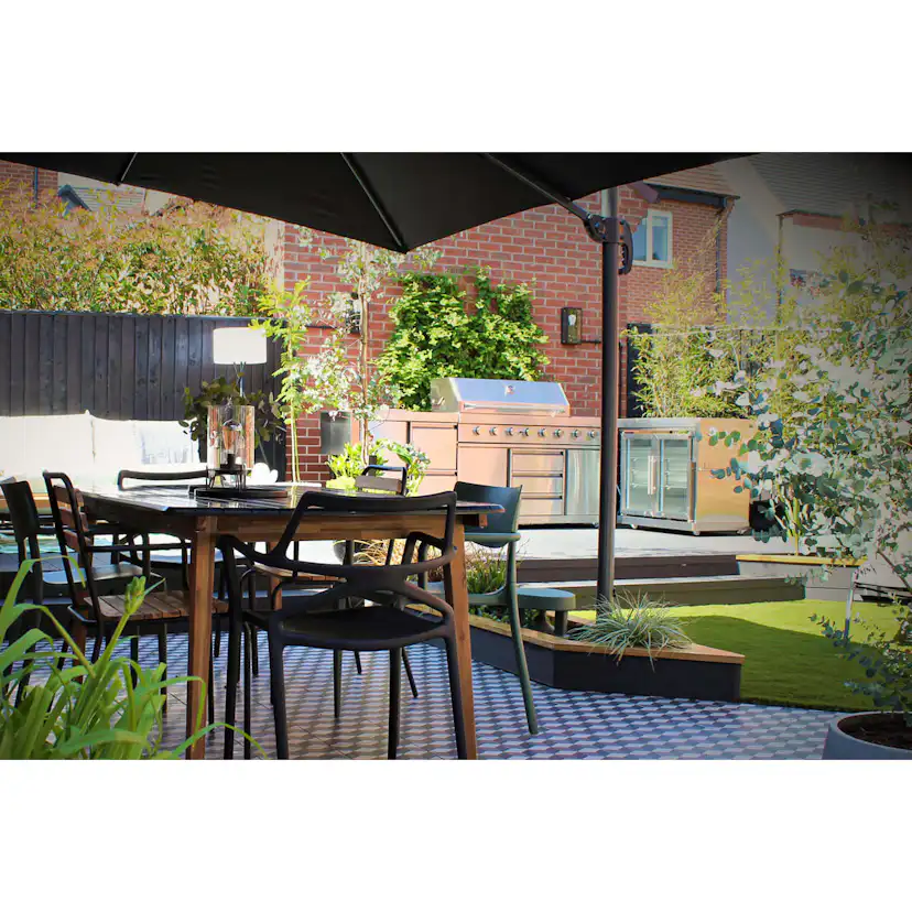 Fristående Kylskåp Myoutdoorkitchen Classic Line Stainless 304SS Modul med Dubbeldörrar