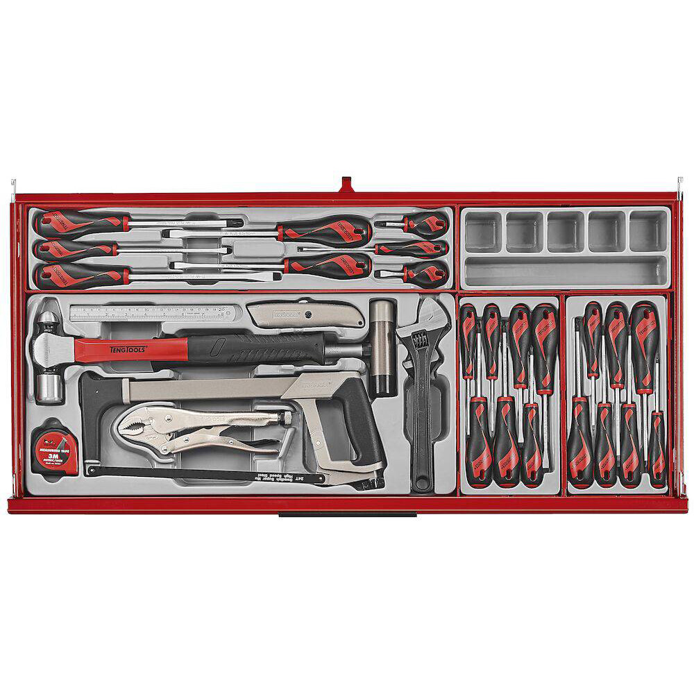 Verktygsset Teng Tools 418 -Delar