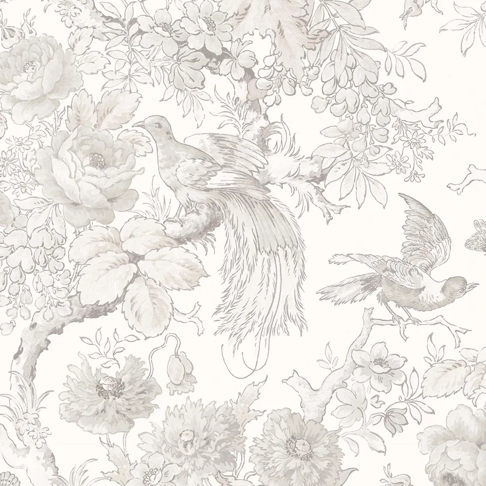 Tapet Laura Ashley Birtle Grå