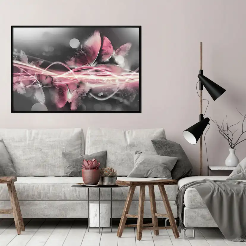 Poster Artgeist Affisch Butterfly Flame