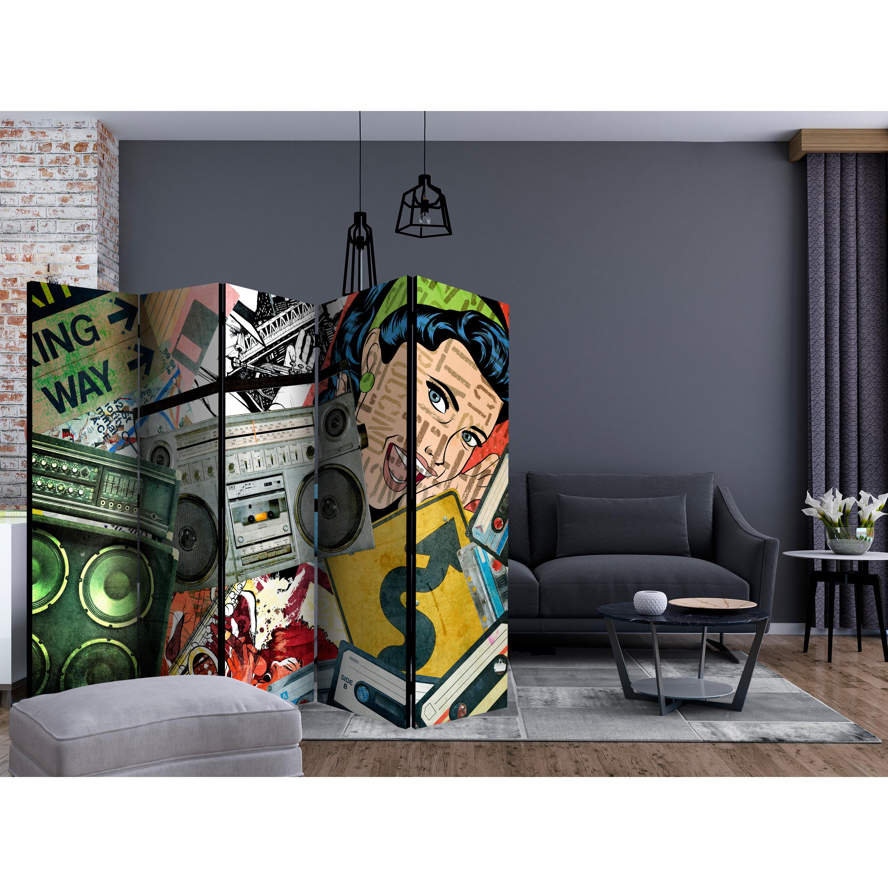 Rumsavdelare Arkiio Graffiti Girl II 225x172 cm