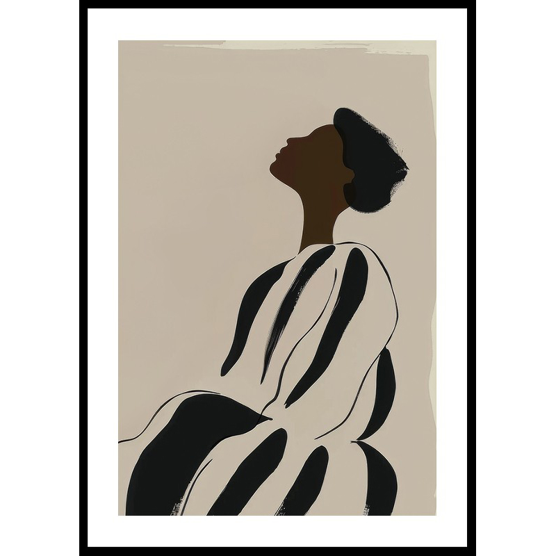 Poster Gallerix Gouache Femelle