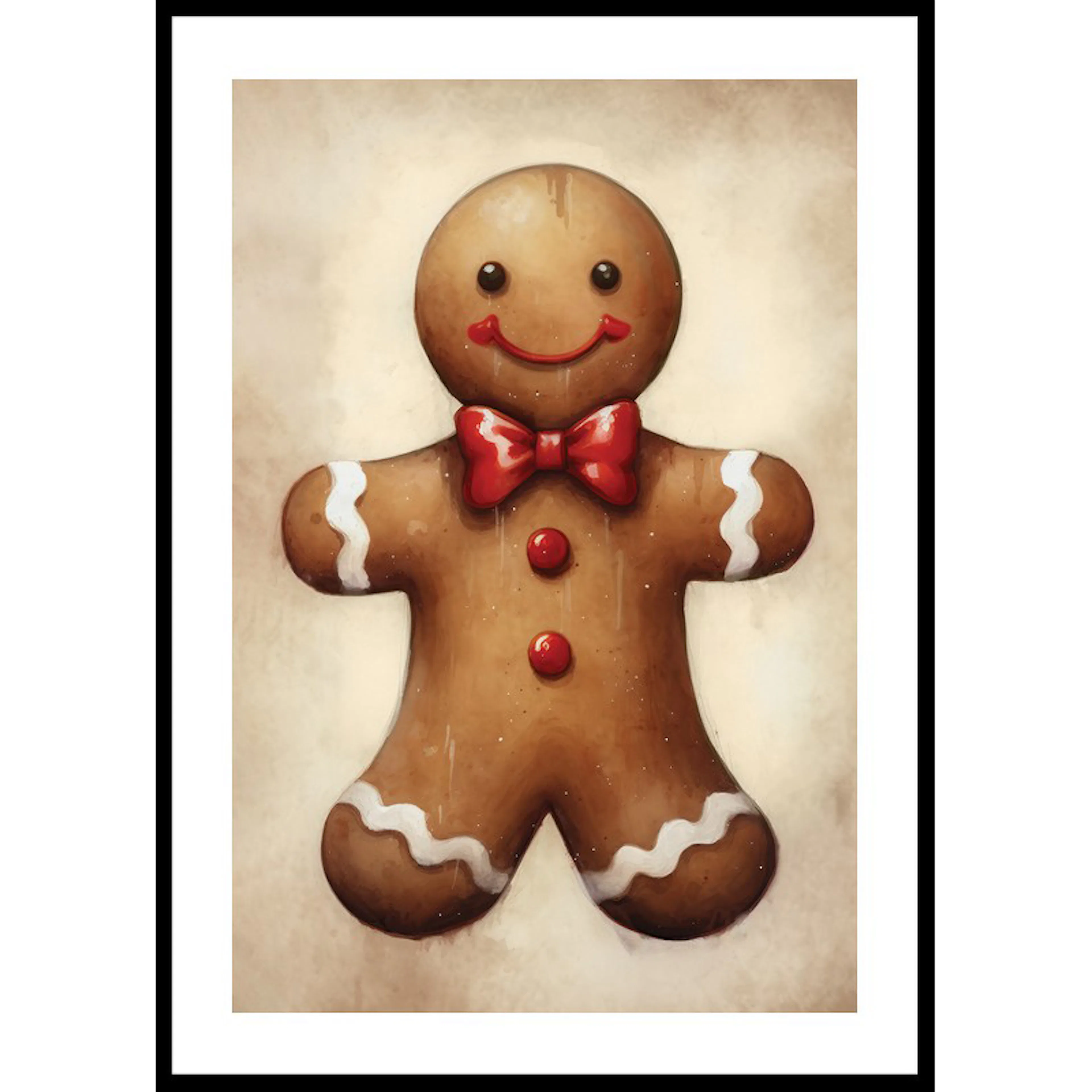 Happy Gingerbread Man 50x70 50x70 cm