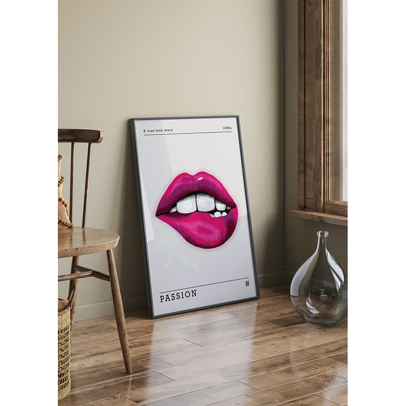 Poster Gallerix Passion Pink Lips