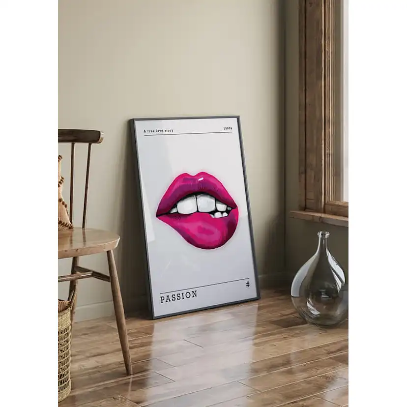 Poster Gallerix Passion Pink Lips